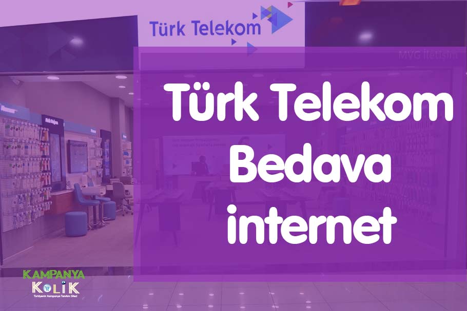 Türk telekom bedava internet hilesi