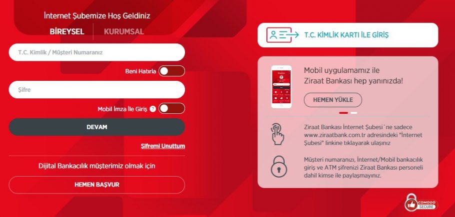 Ziraat Bankas Kart Nternete A Ma Sms Internet Kampanyakolik