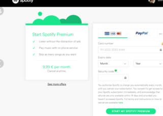 Spotify Ödeme Yöntemi Değiştirme